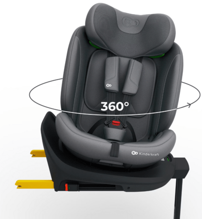 KINDERKRAFT turvatool I-360 2 PLUS, GREY, KCI36002GRYPL00 
