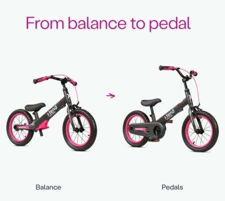 SmarTrike Xtend 2in1 jalgratas ja tasakaaluratas, roosa, 2080502 