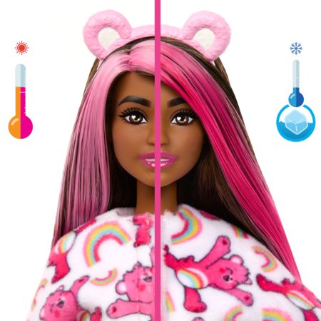 BARBIE Cutie Reveal kaisukaru seeria Cheer Bear , JCN95 