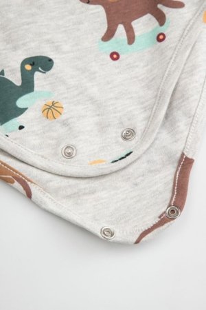 COCCODRILLO pikkade varrukatega bodi, hall, suurus 