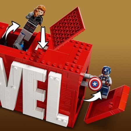76313 LEGO® Super Heroes Marvel MARVEL logo ja minifiguurid 