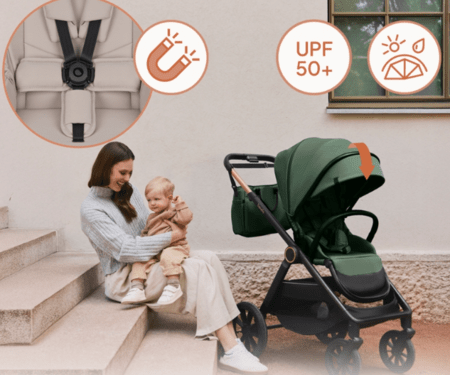 LIONELO universaalne käru LAYLA 2in1, Beige taupe, LO-LAYLA 2IN1 