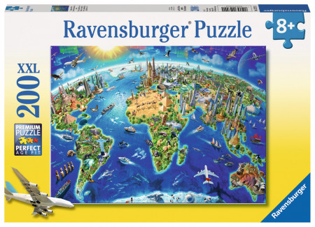 RAVENSBURGER pusle Big Wide World 200p, 12722 12722