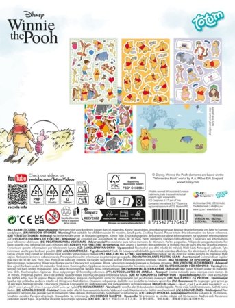 TOTUM WINNIE THE POOH aknakleebised, TT69021 