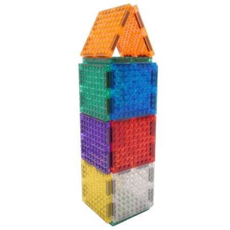 CLEVERCLIXX magnetkonstruktor Glitter Tiles Pack, 16 osa, CC-1023 