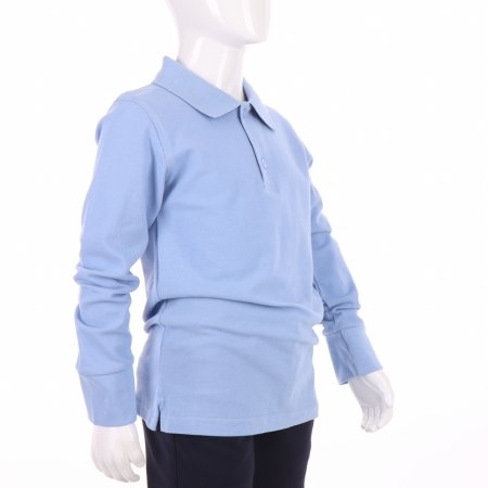 MAMAJUM long sleeved polo 10-000006, sinene, 122/128 cm 