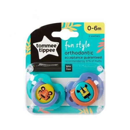 Tommee Tippee lutt silikoon 2tk 0-6kuud Fun 43335799 43335703