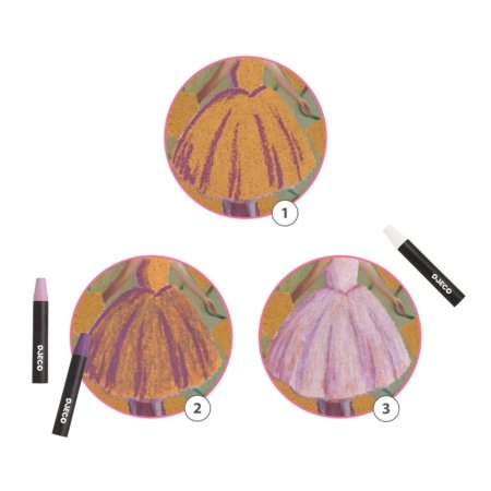DJECO kriitidega joonistamise komplekt The Ballerina Inspired by Edgar Degas, DJ09381 