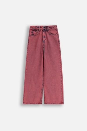 COCCODRILLO püksid JEANS COLLECTION GIRL, punane, ZC5123107JCG-017-164, 164 cm 