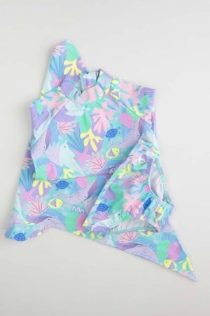 LEMON ujumisriided ja müts, värviline, WL6376801SWG-022-092, 92 suurus 