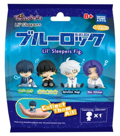 TWINCHEES Blue Lock figuur Lil' Sleepers, assortii., M806520 