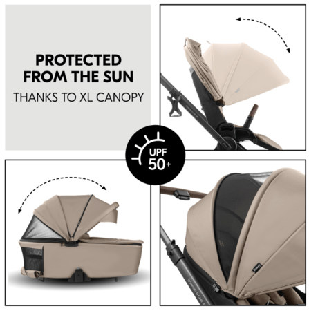 HAUCK universaalne käru COMFORT N CARE AIR SET, Mocha, 165553 