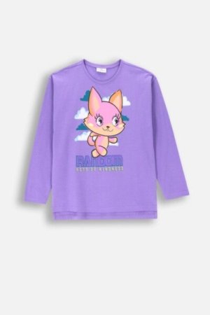 COCCODRILLO t-shirt EVERYDAY GIRL A, lillad, ZC4143110VGA-016-152, 152 cm 