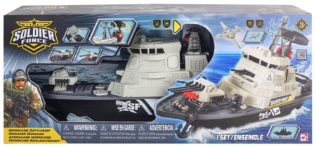 SOLDIER FORCE militaarne mängukomplekt Hurricane Battleship, 545162 