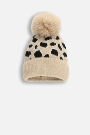 COCCODRILLO müts ACCESSORIES WINTER GIRL, kreemjas, ZC5364302AWG-002-052, 52 cm 