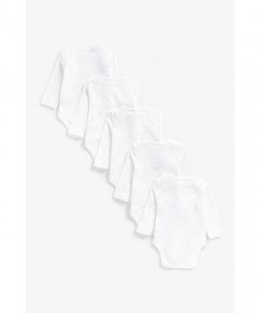 MOTHERCARE pikkade varrukatega bodi, 5 tk., KA048 852650