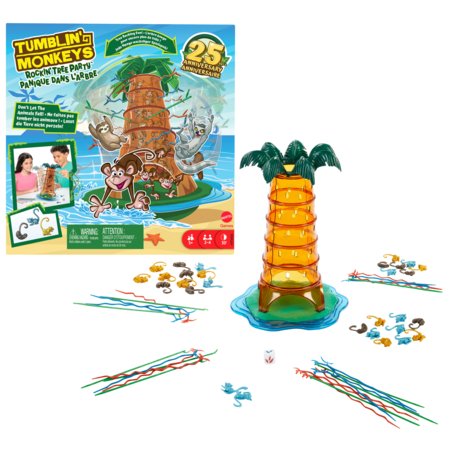 MATTEL GAMES lauamäng Ahvikeste Akrobaatide Pidu Puus, HTW65 