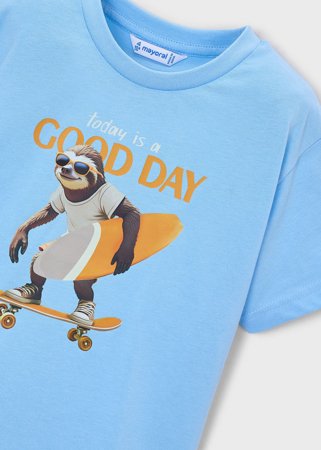 MAYORAL lühikeste varrukatega t-särk, sky blue, 3.064-36, 98  cm 