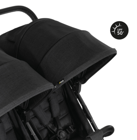 HAUCK jalutuskäru kaksikutele UPTOWN DUO, Melange black, 512180 