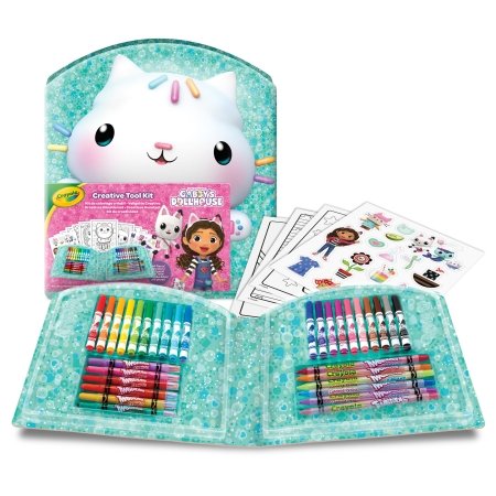 CRAYOLA loominguline komplekt Coloring Case, Gabby's Dollhouse, 40tk, 04-2945 