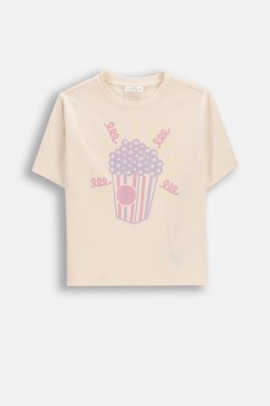 COCCODRILLO lühikeste varrukatega t-särk, beež, WC6143205HGK-003-110, 110 cm 