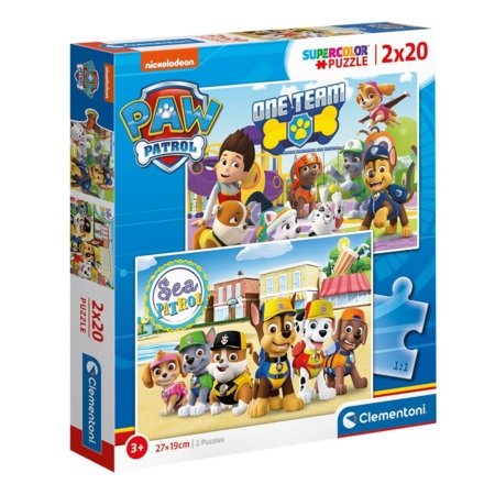 CLEMENTONI PAW PATROL pusle, 2x20 tk., 24779 