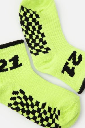 COCCODRILLO sokid SOCKS BOY, lime, WC4382213SOB-030-030 