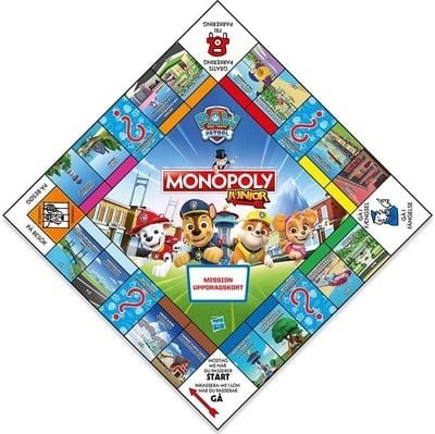 MONOPOLY JUNIOR lauamäng Käpapatrull, LT, LV, EE, WM04163-ML3-6 