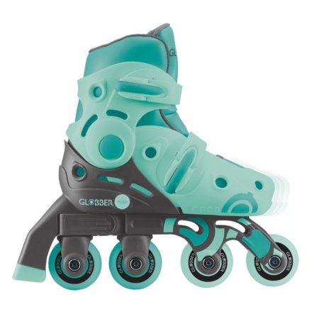 GLOBBER rulluisud Learning Skates 2 in 1, suurus 30–33, mündirohelised, 783-206 