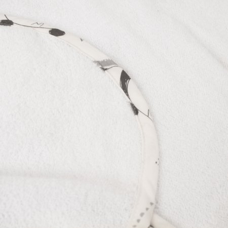 MARKLAND musliini kapuutsiga rätik PURE MUSLIN, 75x75 cm., Panda, 18-25PA 