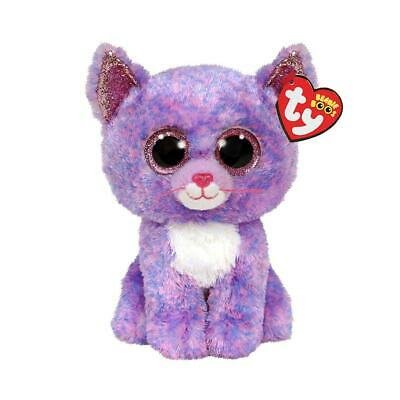 TY Beanie Boos lavendellilla kass Cassidy, TY39196 TY36248