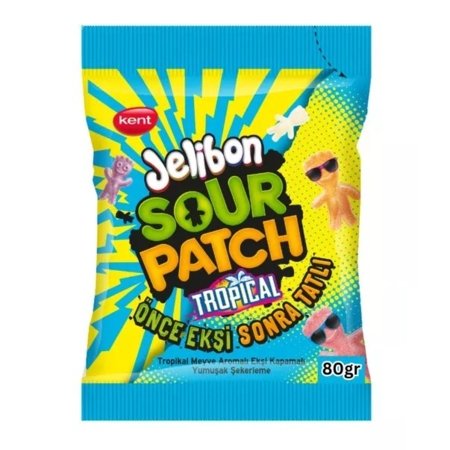 SOUR PATCH kummikommid TROPICAL, 80 g., AMER1495 