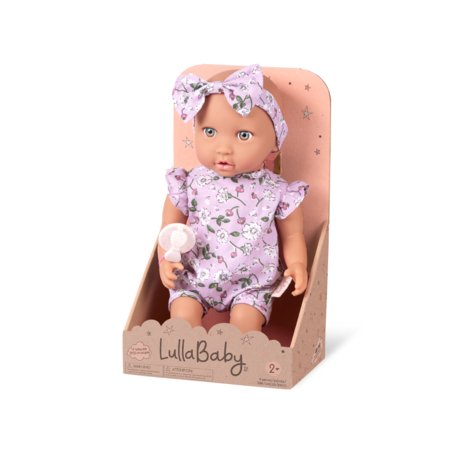 LULLABABY beebinukk lillelise kleidiga, LBY7303Z 