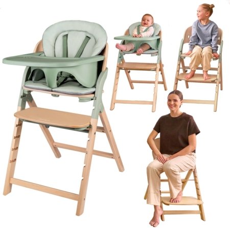 LIONELO söögitool MEGAN, Green wood 