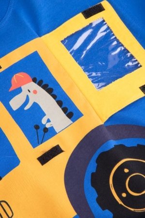 COCCODRILLO t-särgid CITY BUILDER BOY KIDS, sinine, cm 