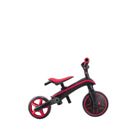 GLOBBER kolmerattaline jalgratas Explorer Trike Foldable 4 In 1, punane, 732-102 