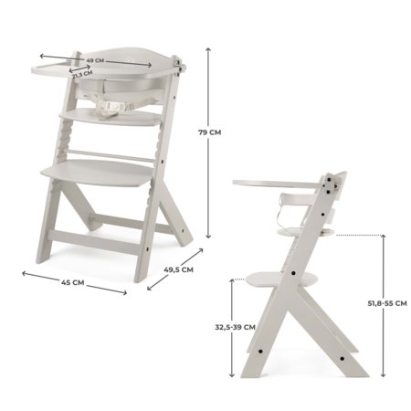 KINDERKRAFT söögitool ENOCK, beige 