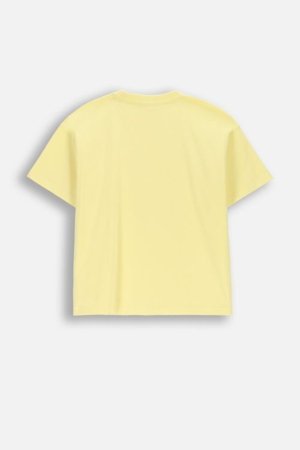 COCCODRILLO lühikeste varrukatega t-särk, kollased, WC6143201FGJ-004-134, 134 suurus 