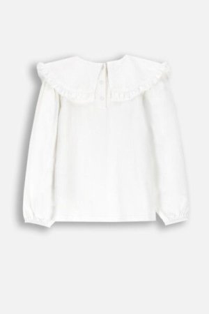 COCCODRILLO long sleeved t-shirt ACADEMY GIRL KIDS, valge, ZC4143105AGK-001-122, 122 cm 