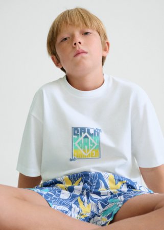 MAYORAL lühikeste varrukatega t-särk, white lemo, 6.036-29, 128  cm 