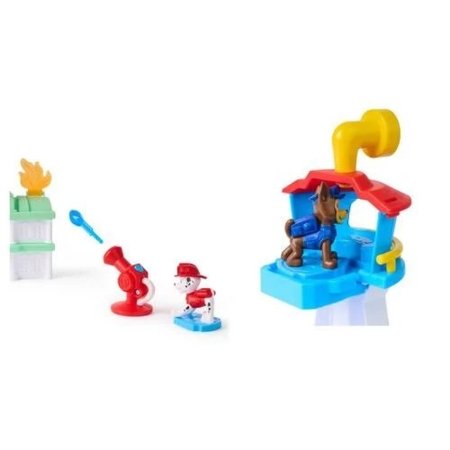 PAW PATROL mini mängukomplekt Chase Adventure Tower / Marshall Fire Rescue, assortii, 6075209 