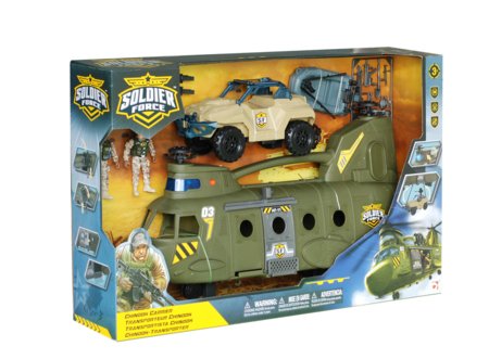 SOLDIER FORCE militaarne mängukomplekt Chiinkook kandur, 545144 