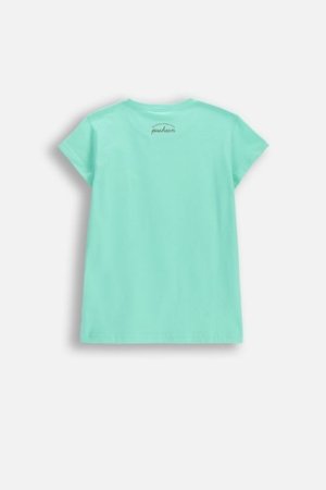 COCCODRILLO short sleeved t-shirt, green, WC6143213LGD-031-134, 134 size 
