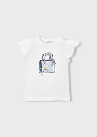 MAYORAL lühikeste varrukatega t-särk, porcelain, 3.002-53, 98  cm 