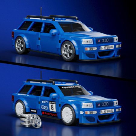 HOT WHEELS Mattel Brick Shop Audi, JGR28 