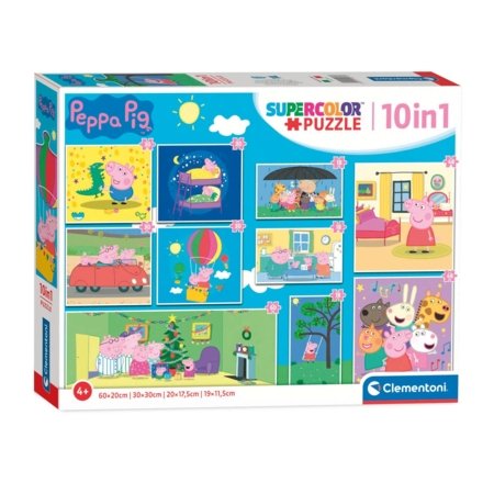 CLEMENTONI pusle Peppa Pig, 10in1, 20271 