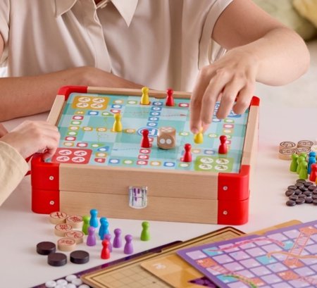 HAPE lauamängu komplekt 22in1, E4325A 