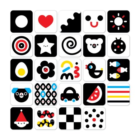 BANANAPANDA kontrastsed High Contrast Baby Cards, 76276 