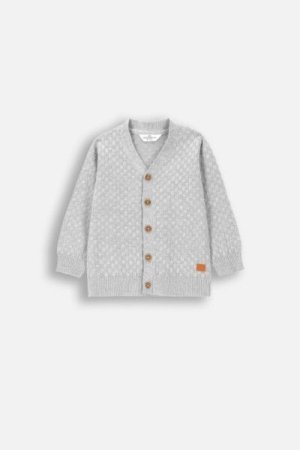 COCCODRILLO sweater MY WAY BOY NEWBORN, hall, ZC4172202MBN-019-086, 86 cm 
