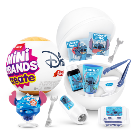 MINI BRANDS Disney miniatuuride komplekt Snacks Create, 77708GQ1 